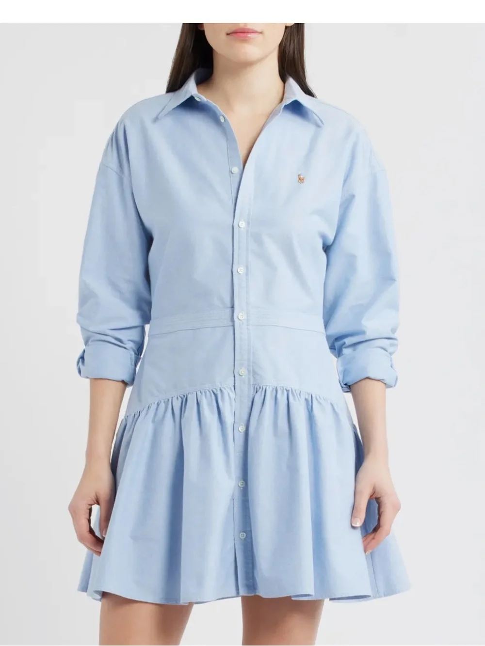 Ralph Lauren girls size 8 light blue dress